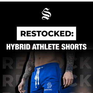 Restock: Hybrid Athlete Shorts 💥