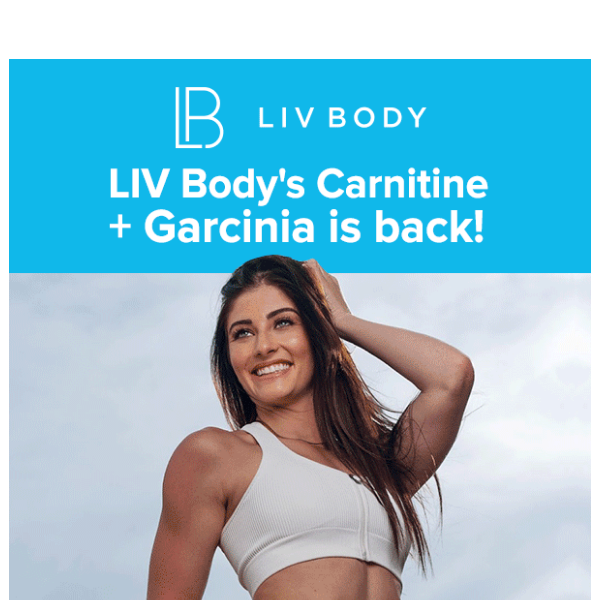 Carnitine + Garcinia is Back!🎉