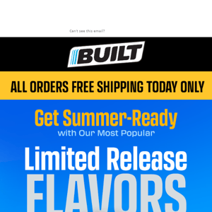 SALE! All Limited Release Flavors on Sale Now!