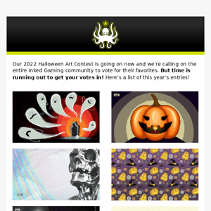 Our Halloween Art Contest is Almost Over! ⏰🎃