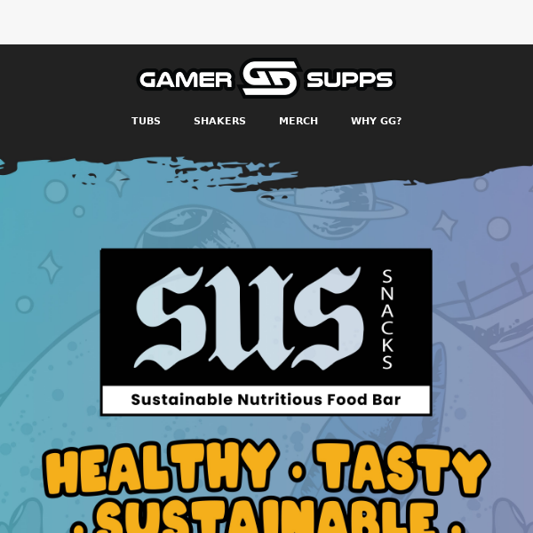 The SUSpense is over... SUS SNACKS are here!