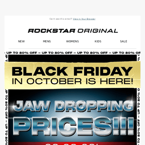 Black Friday in October is here 💣💥