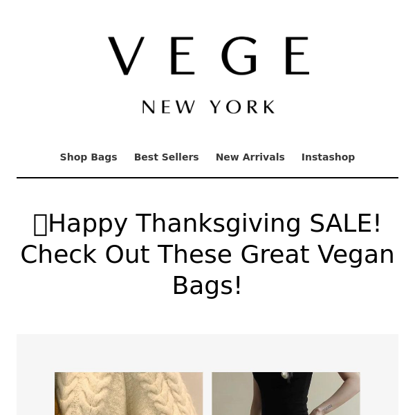 🍁Happy Thanksgiving SALE! Check Out These Great Vegan Bags!