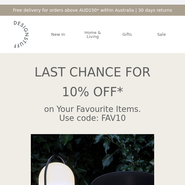 Last Chance on your 10% OFF ⏳