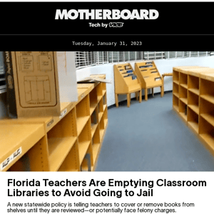 Florida Teachers Are Emptying Classroom Libraries to Avoid Going to Jail