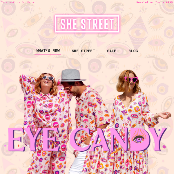 Introducing our new SHE STREET print.... 🥁🥁🥁