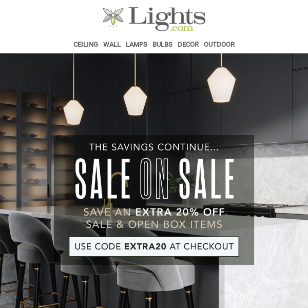 FROM LIGHTS.COM - Save 20% off Sale! | Lights.com