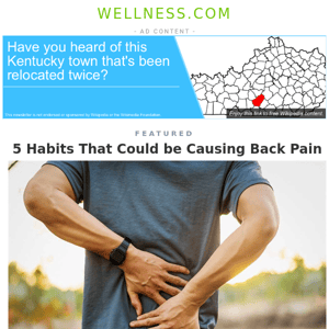 5 Habits That Could be Causing Back Pain