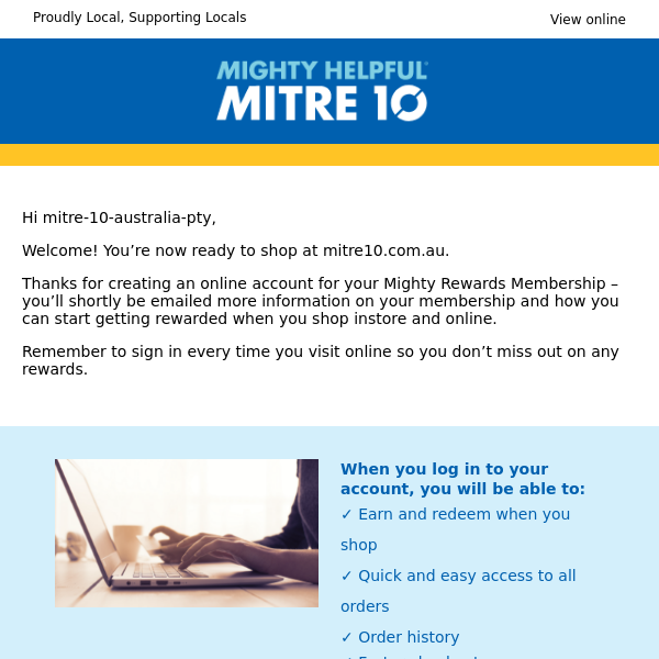 Welcome to mitre10.com.au