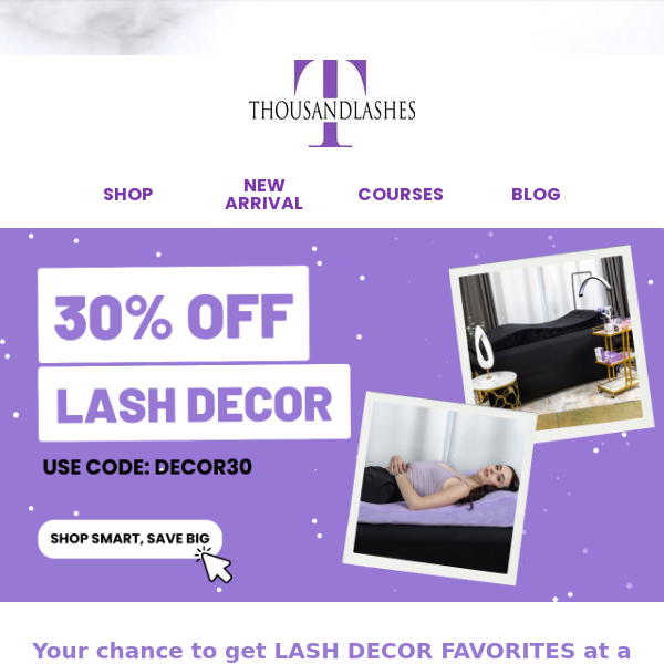 30% OFF Lash Decor - Limited Offer 🤑