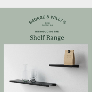 Introducing the Shelf Range 💥