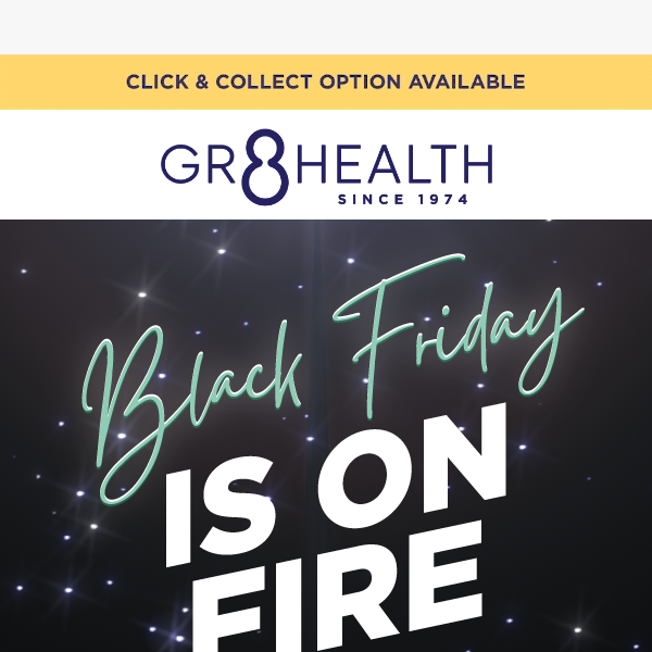 Black Friday? HEALTH FRIDAY!