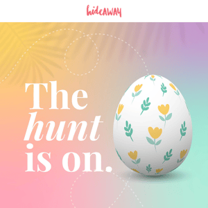 Our Easter Egg Hunt is NOW ON! 🐰