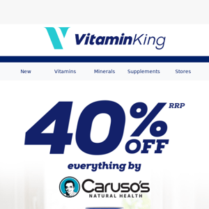 🔥40% off Carusos