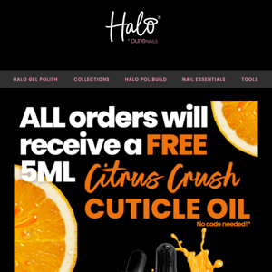 GET A FREE CUTICLE OIL NOW!!😱👀