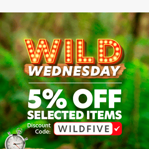 Wild Wednesday is here 📣