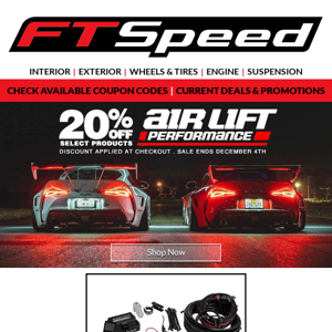 20% Off Some of Your Favorites From Air Lift!