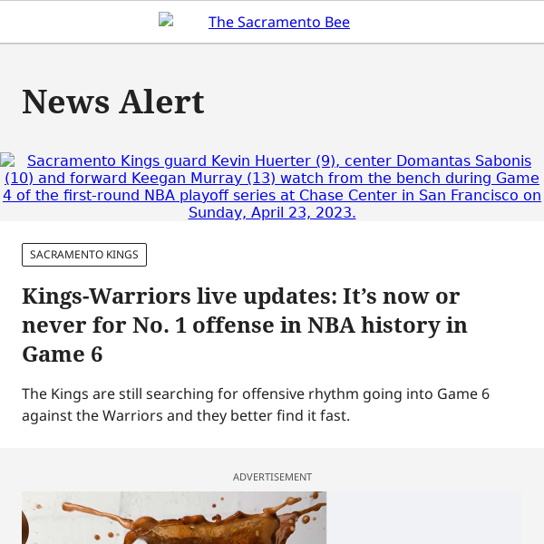 Game 6 Live Updates: Kings visit Warriors, who lead series 3-2