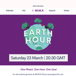 Set Your Alarm: Earth Hour in 24hrs 🌏