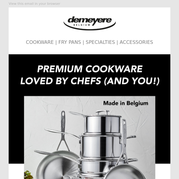 Get to Know Belgian-Made Industry 5 Cookware