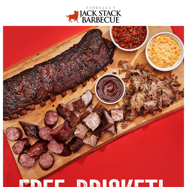 Free Brisket with your next shipped order!