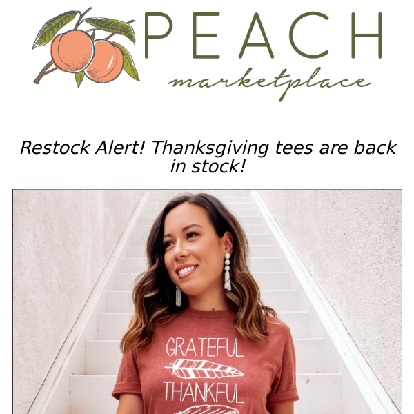 Restock Alert! Thanksgiving Tees Are Back In Stock!!