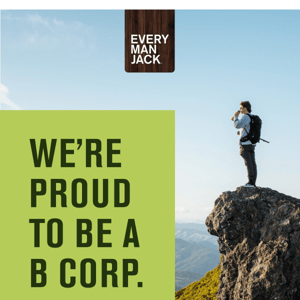 We’re a certified B Corp! 💪