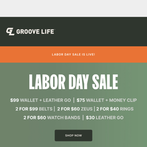 Labor Day Savings Start Now