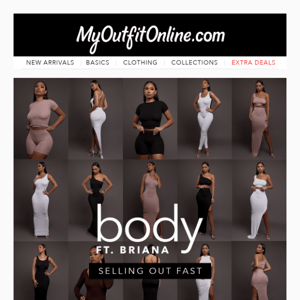 Body ft. Briana is almost sold out!😅