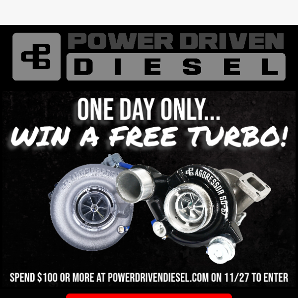 TODAY ONLY! Win a Turbo 🔥