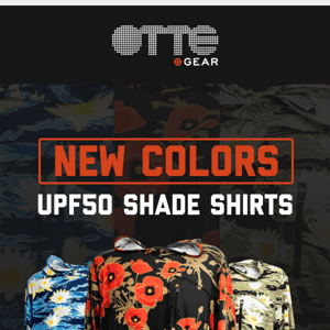New Colors: UPF50 Shade Shirts