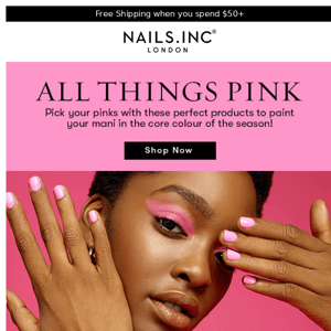 Make your summer look with these pink polishes!