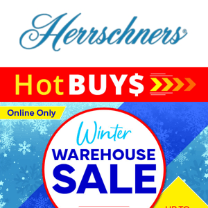 Winter Warehouse Sale—Online ONLY! Up to 73% off...