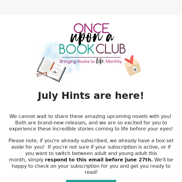 July Hints are here! 🔦🔎✨