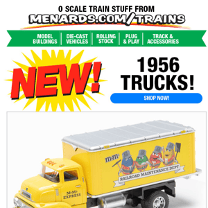 NEW! 1:48 Scale 1956 Trucks!