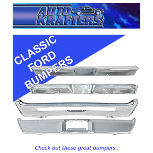 Check Out the Classic Ford Bumpers!