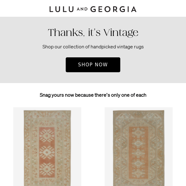 Take a look! Limited vintage finds
