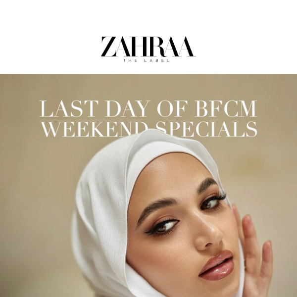 BFCM Weekend Offer Expires Today