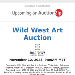 Wild West Art Auction
