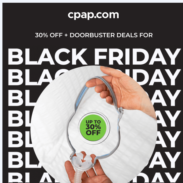 Black Friday CPAP Savings Inside! 💰➡️