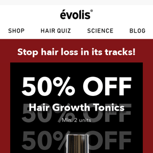 Grow more hair! Black Friday ON NOW 🙌
