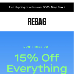 15% off 1,100+ New Arrivals