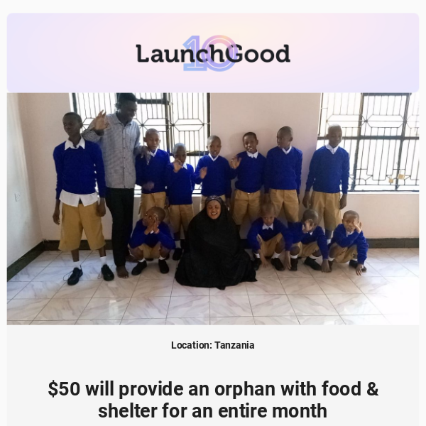 New beginnings for orphanage in Tanzania 🇹🇿