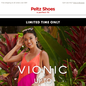 HURRY: Vionic styles up to 40% off >>>