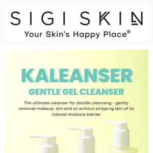 Want fresh, plump and supple skin? 🫧 Try out Kaleanser at a special price today! 🫶🏻