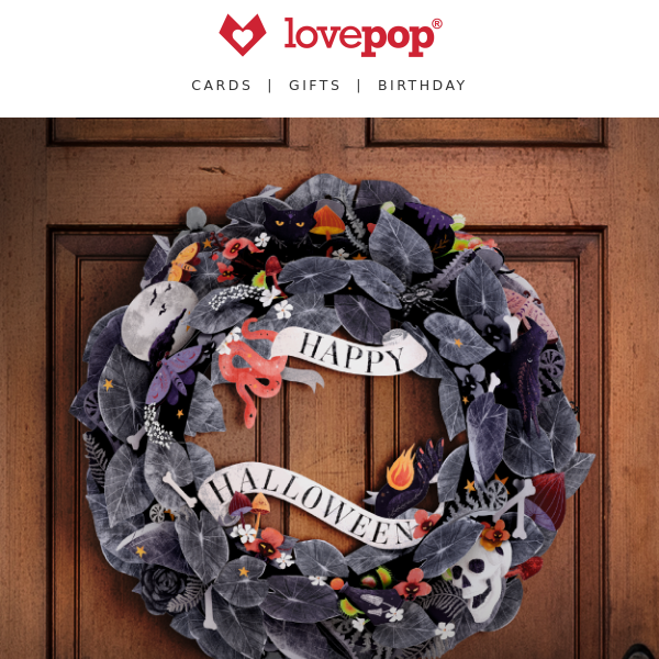 Be the talk of the town with our new Halloween wreath!
