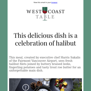 This delicious dish is a celebration of halibut