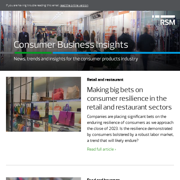 Consumer Business Insights