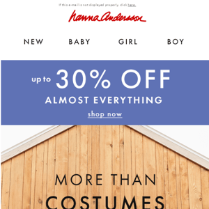 Up to 30% off THE Comfiest Costumes Ever