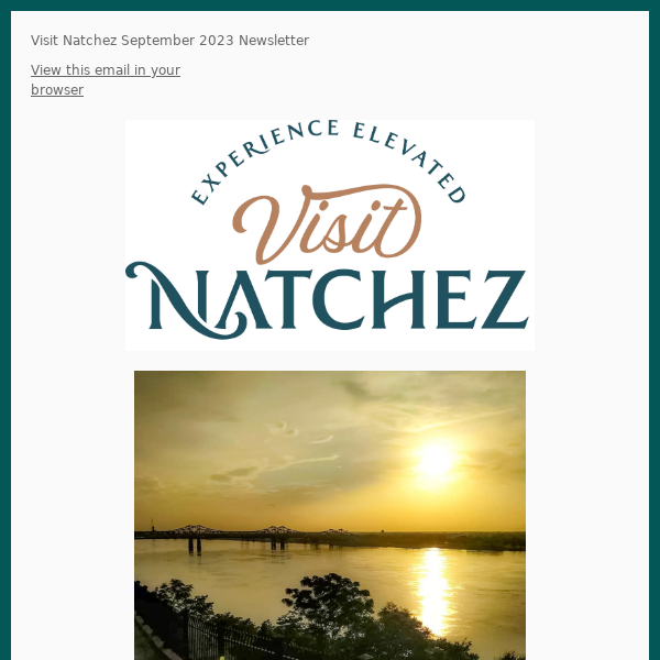 September 2023 Visit Natchez Newsletter